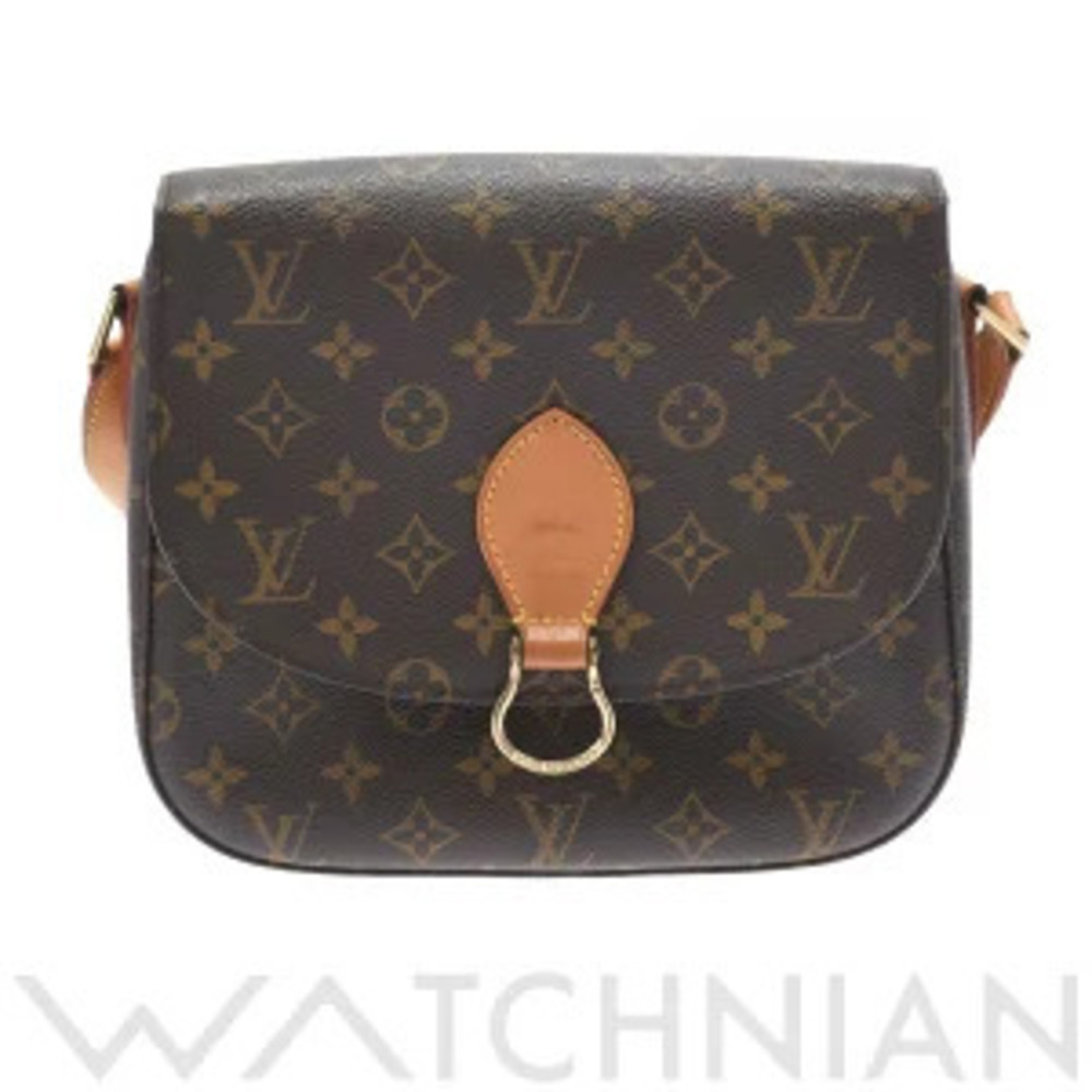 Louis Vuitton Monogram Saint Cloud Brown Canvas Shoulder Bag